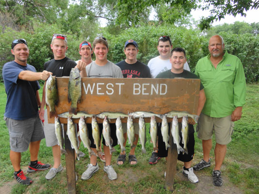 Lakes Oahe/Sharpe Pierre area fishing report for July 7th, 8th. 9th, and 10th 2013