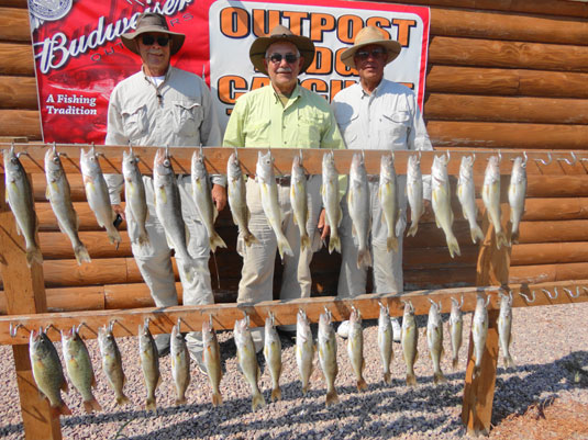 Lakes Oahe/Sharpe Pierre area fishing report for July 21th to the 24th 2013