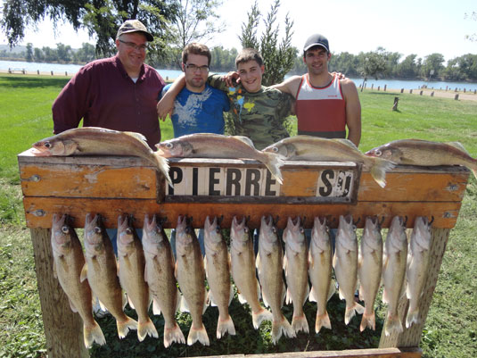 Lakes Oahe/Sharpe Pierre Area fishing report for Sept. 4th to the 7th 2013