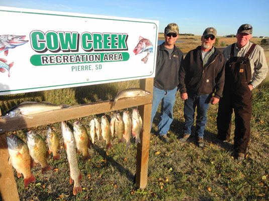 Lakes Oahe/Sharpe Pierre area fishing report for October 7th thru the 12th 2013