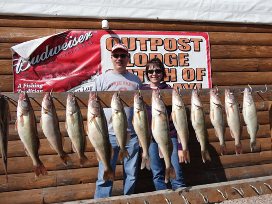 Fishing Report Lakes Oahe/Sharpe Pierre area for August 23rd to Aug 25 2014