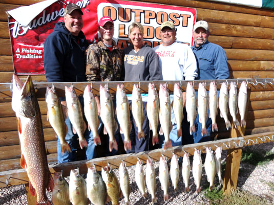 Fishing Report Lakes Oahe/Sharpe Pierre area for the 11th thru the 14th September 2014