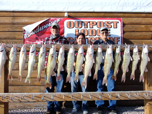 Fishing Report Lakes Oahe/Sharpe Pierre SD for Sept 15th 16th 17th 2014