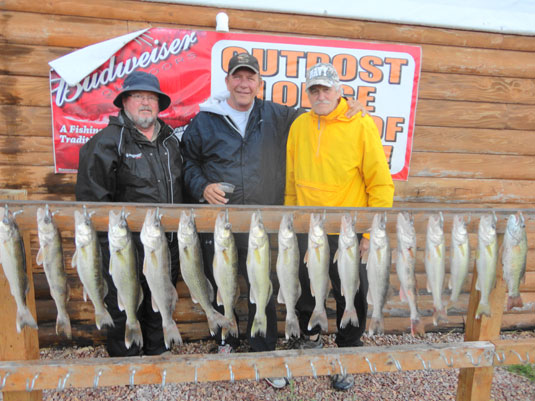 Lakes Oahe/Sharpe Pierre area fishing report for June 4th 5th and 6th 2014