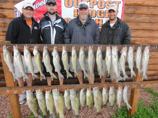 Lakes Oahe/Sharpe Pierre area fishing report for June 18th thru 22nd 2014