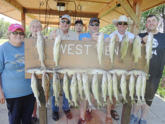 Lakes Oahe/Sharpe Pierre area fishing report for June 18th thru 22nd 2014