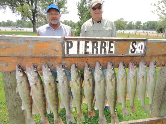 Fishing Report Lakes Oahe/Sharpe Pierre area 