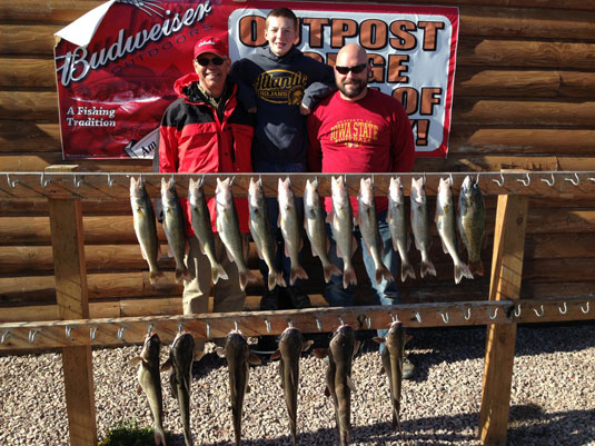 Lakes Oahe/Sharpe Pierre area fishing report for May 9th and 10th 2014