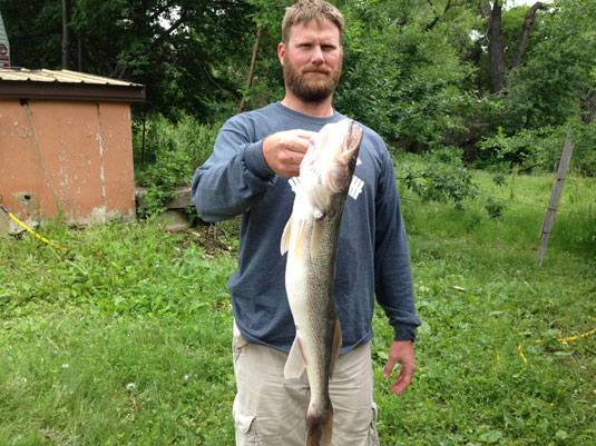 Lakes Oahe/Sharpe Pierre area fishing report for 7th ,8th. and 9th 2014