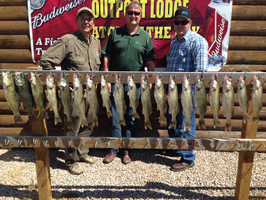 Fishing Report for Lakes Oahe/Sharpe Pierre area June 23rd and 24th 2015