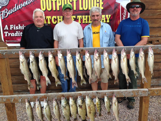Fishing Report Lakes Oahe/Sharpe Pierre area for June 29th and 30th
