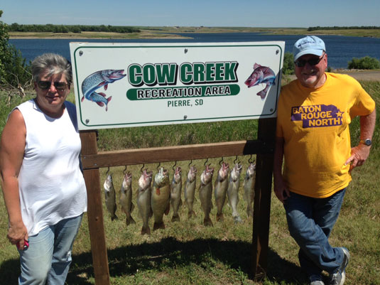 Fishing Report Lakes Oahe/Sharpe Pierre area for July 22nd 23rd and 24th 2015