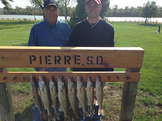 Fishing Report Lakes Oahe/Sharpe Pierre area for Oct 1st thru 3rd 2015