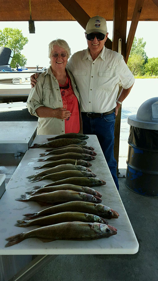 Fishing Report Lakes Oahe/Sharpe Pierre area for August 14th thru the 17th 2015