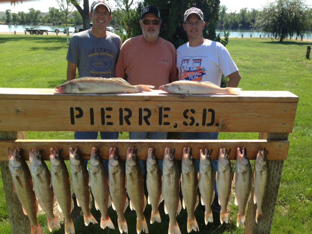 FISHING REPORT LAKES OAHE/SHARPE PIERRE AREA AUG 26TH TO 30TH 2016