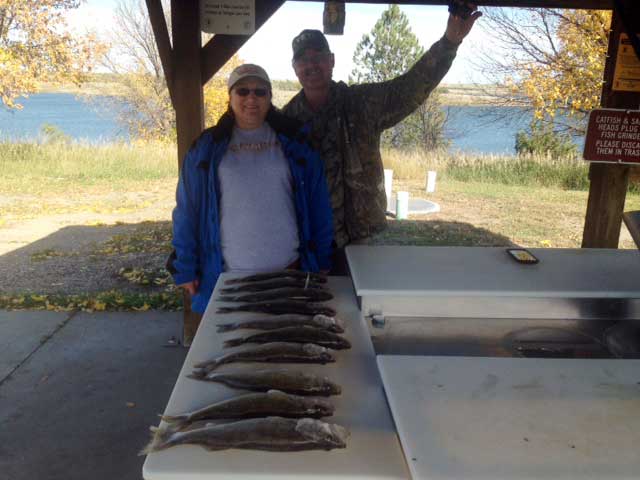 FISHING REPORT LAKES OAHE SHARPE PIERRE AREA SEPT 28TH THRU OCT 2ND 2017